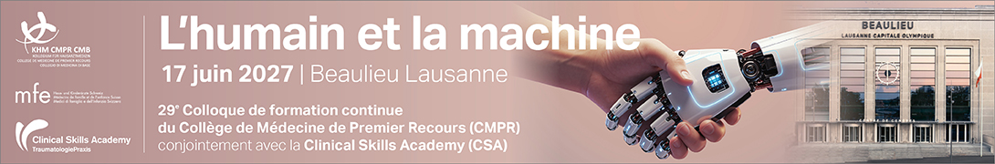 Congrès du CMPR et Clinical Skills Academy Lausanne 2027
