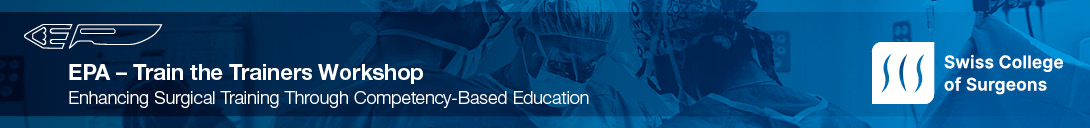 Header Banner für die Konferenz: EPAs - Train the Trainers Kurs (deutsch). Diese geht vom 4. Dezember 2025 bis 4. Dezember 2025 in Luzern.