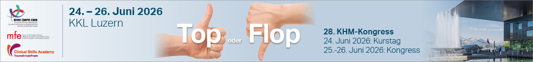 Header Banner für die Konferenz: KHM-Kongress 2026. Diese geht vom 24. Juni 2026 bis 26. Juni 2026 in KKL Luzern.