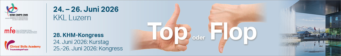 Header Banner für die Konferenz: KHM-Kongress 2026. Diese geht vom 24. Juni 2026 bis 26. Juni 2026 in KKL Luzern.