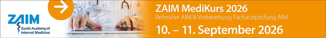 Header Banner für die Konferenz: ZAIM MediKurs September 2026. Diese geht vom 10. September 2026 bis 11. September 2026 in Online.