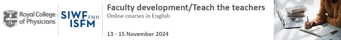 Header banner for the conference: RCP Online courses in English November. This goes from 13 November 2024 to 15 November 2024 in Online.