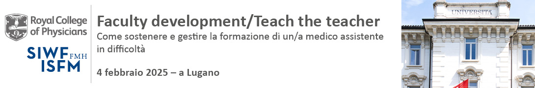 SIWF/RCP Teach-the-Teacher Workshop Lugano Februar 2025