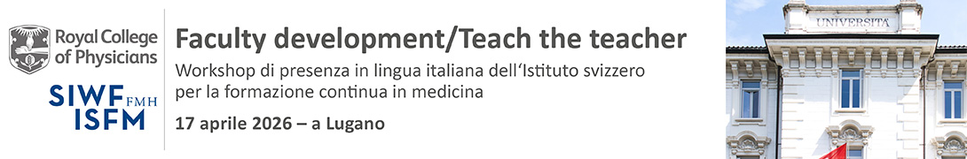 SIWF/RCP Teach-the-Teacher Workshop Lugano April 2026