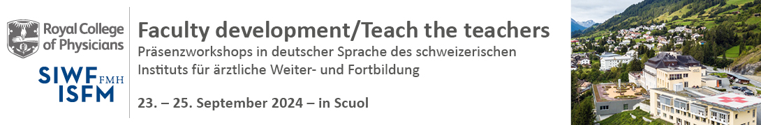 SIWF/RCP Teach-the-Teacher Workshops Scuol 2024