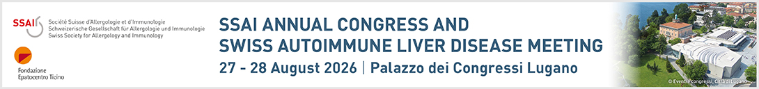Header banner for the conference: SSAI Annual Congress 2026. This goes from 27 August 2026 to 28 August 2026 in Palazzo dei Congressi Lugano.